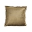 Light en Living Kussen 45x45 cm BAXLEY velvet groen+linnen naturel