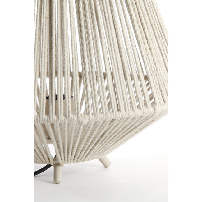 Light en Living Tafellamp Ø35x40 cm FELIDA crème