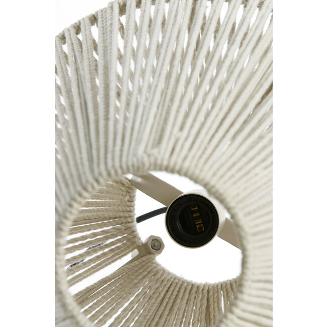 Light en Living Tafellamp Ø35x40 cm FELIDA crème