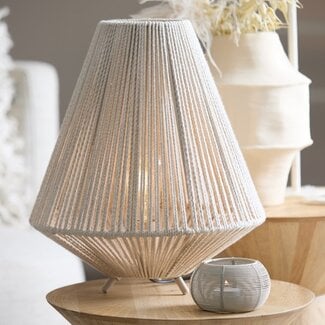 Light en Living Tafellamp Ø35x40 cm FELIDA crème
