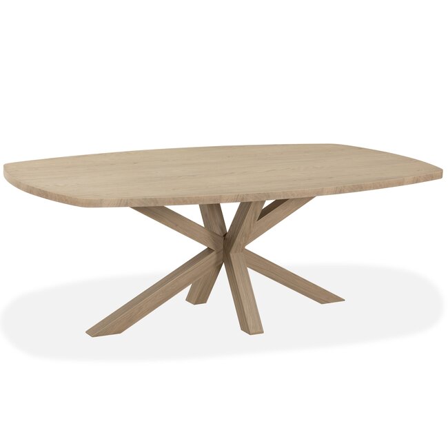 WoonMax Eettafel Utah Deens ovaal - 160, 190, 220 of 250 cm - Diverse kleuren