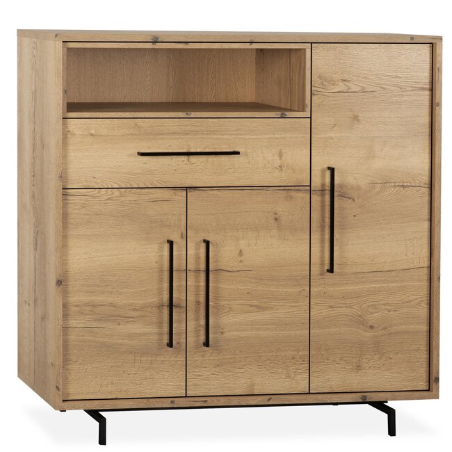 WoonMax Opbergkast Valley Lamulux Natur - 130 cm