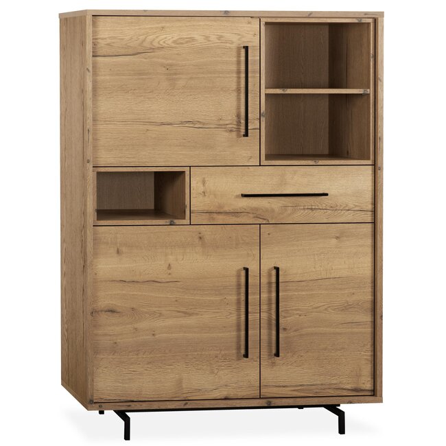WoonMax Opbergkast Valley Lamulux Natur - 115 cm
