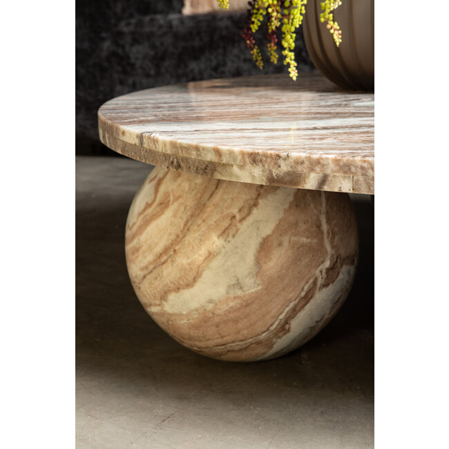 PTMD Salontafel Diro beige marmer