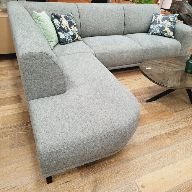 WoonMax Bank Lincoln - Ronde ottomane links - 2.5 zits met arm rechts