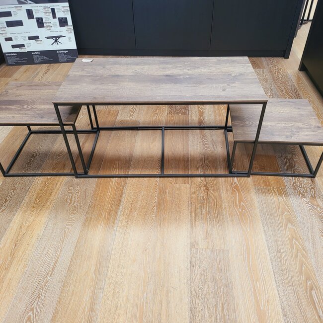 WoonMax Salontafel Mex set van 3 - diverse kleuren lamulux