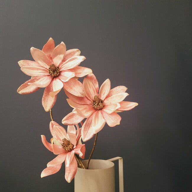 Countryfield Kunsttak Magnolia roze / goud