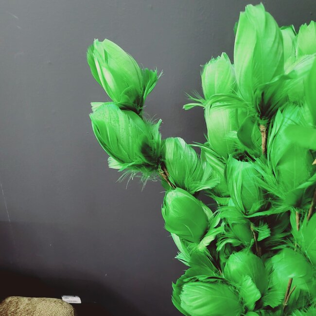 Light en Living Ornament 6 bloemen 90 cm TULIP groen