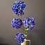 Pure Kunsttak Hortensia groot 110 cm donkerblauw