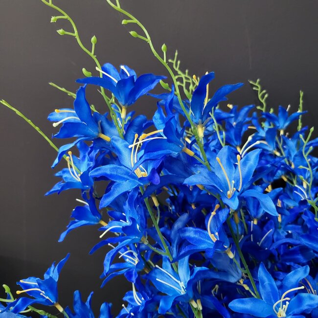 Pure Kunsttak Lily 110 cm blauw