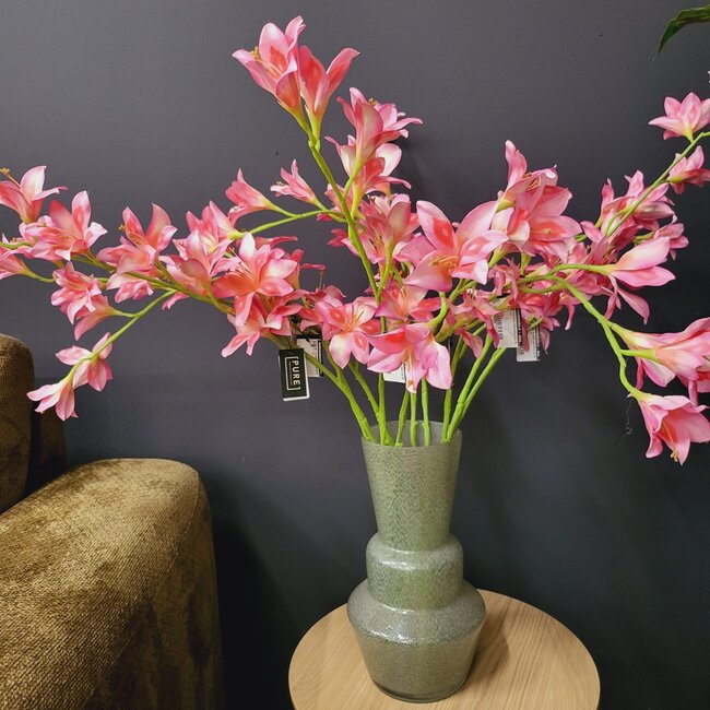 Pure Kunsttak zwaardlelie roze 95 cm