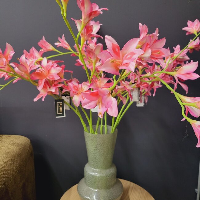 Pure Kunsttak zwaardlelie roze 95 cm