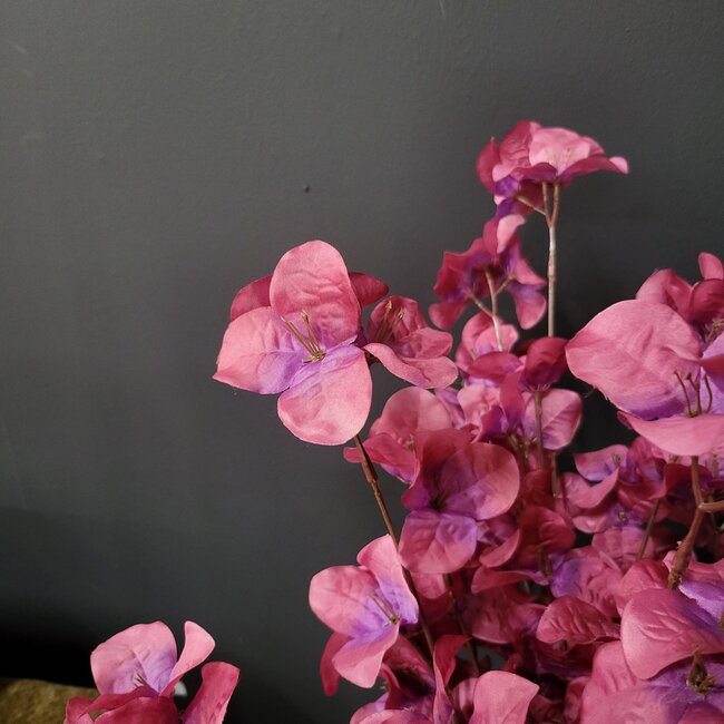 Present Time Kunsttak Flower Stem paars + roze