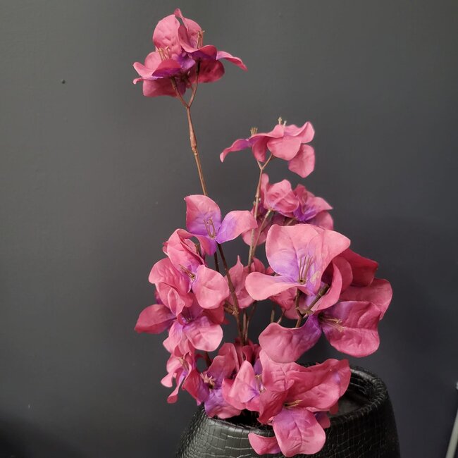 Present Time Kunsttak Flower Stem paars + roze
