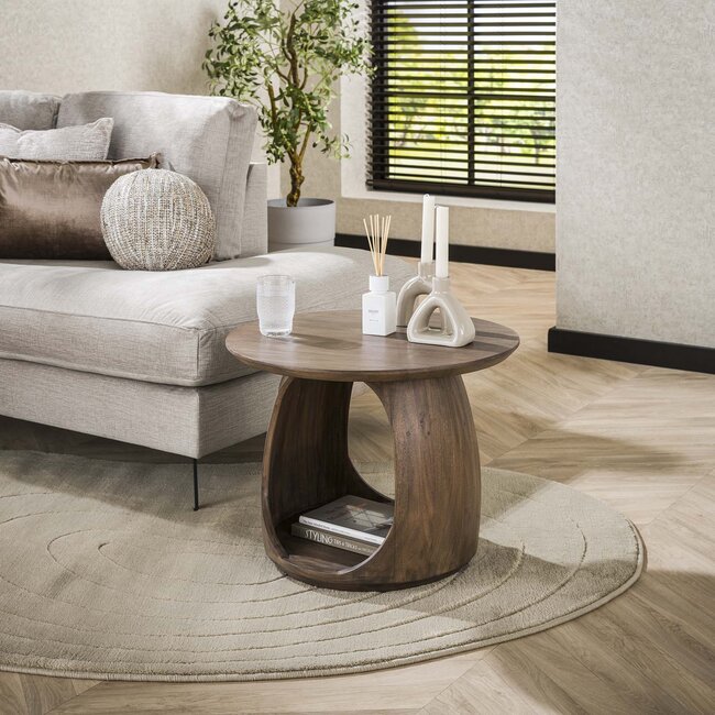WoonStijl Bijzettafel M Flow Solid