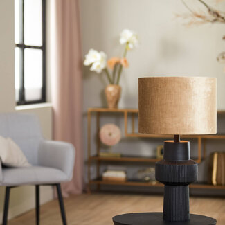 Light en Living Kap cilinder 30-30-21 cm GEMSTONE brons