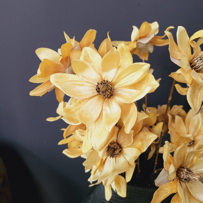 Countryfield Kunsttak Magnolia geel / goud