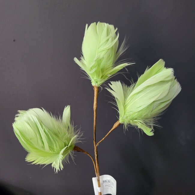 Light en Living Ornament 3 bloemen 70 cm TULIP licht  groen