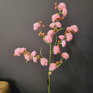 PTMD Kunstbloem lichtroze Allium