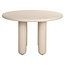 Richmond Interiors  Eettafel Calma 120Ø Beige