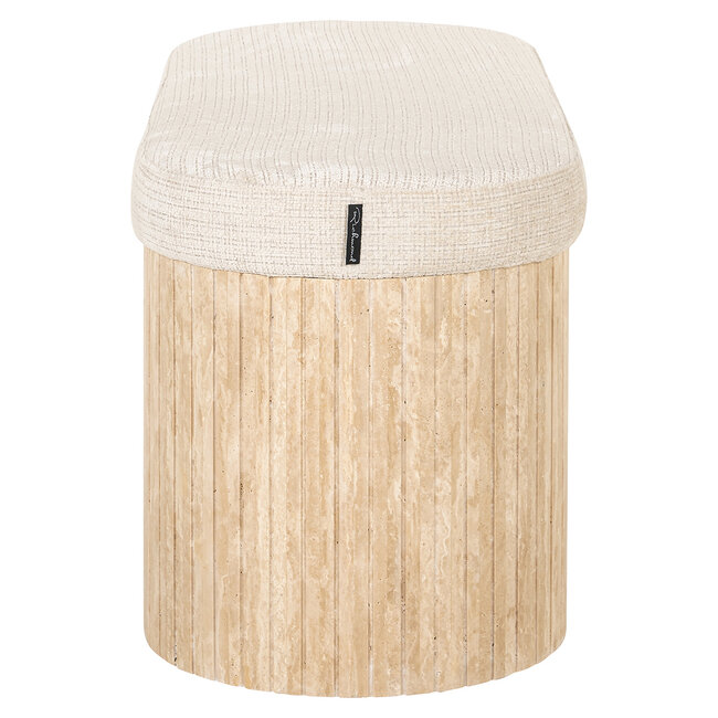 Richmond Interiors  Bank Gallice natural beige travertine