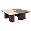 Richmond Interiors  Salontafel Nando set van 2 Bruin