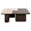 Richmond Interiors  Salontafel Nando set van 2 Bruin