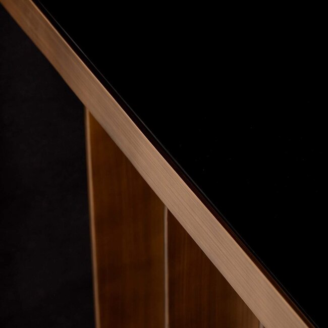 Richmond Interiors  Wandtafel Locarno geborsteld Goud