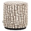Richmond Interiors  Poef Lexie 45Ø cream dalia 11