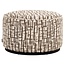 Richmond Interiors  Poef Lexie 70Ø cream dalia 11