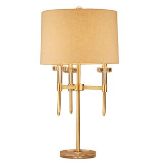 Richmond Interiors  Tafellamp Josie geborsteld Goud