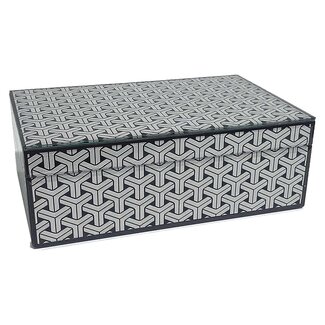 Richmond Interiors  Opbergbox Feliz klein zwart / wit