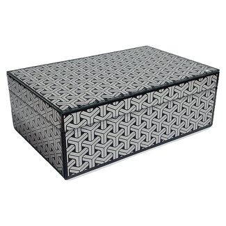 Richmond Interiors  Opbergbox Feliz groot Zwart / Wit