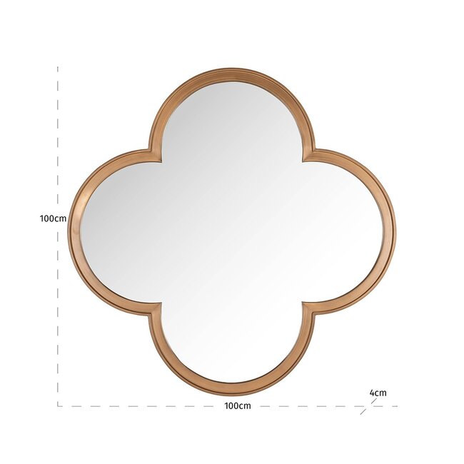 Richmond Interiors  Spiegel Lowen geborsteld Goud