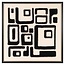 Richmond Interiors  Wall art Shanita Zwart / Wit
