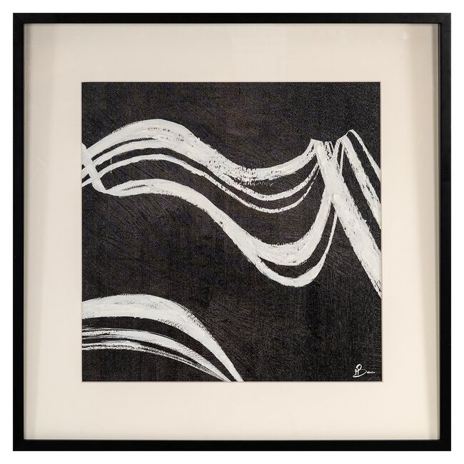 Richmond Interiors  Wall art Jozy Zwart / Wit