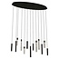 Richmond Interiors  Hanglamp Oxley 13 lampen Brons
