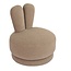Richmond Interiors  Draaifauteuil Bunny taupe teddy voor kinderen