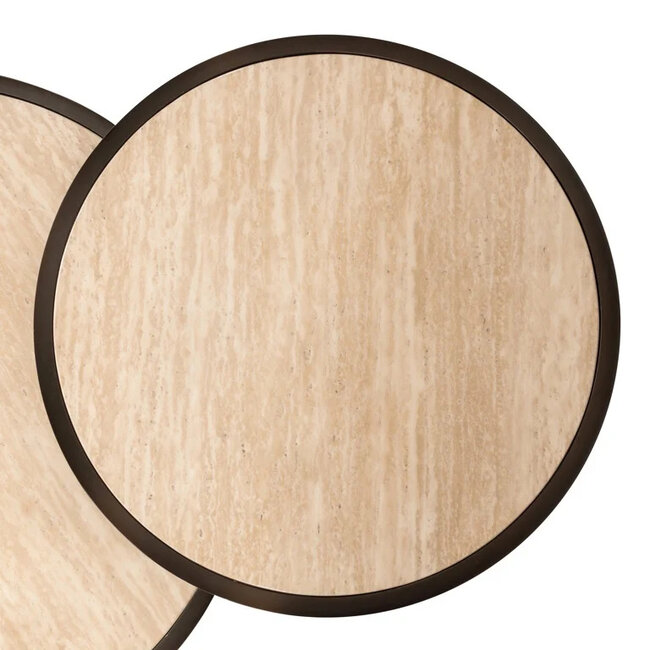 Richmond Interiors  Salontafel Ronson set van 2 beige