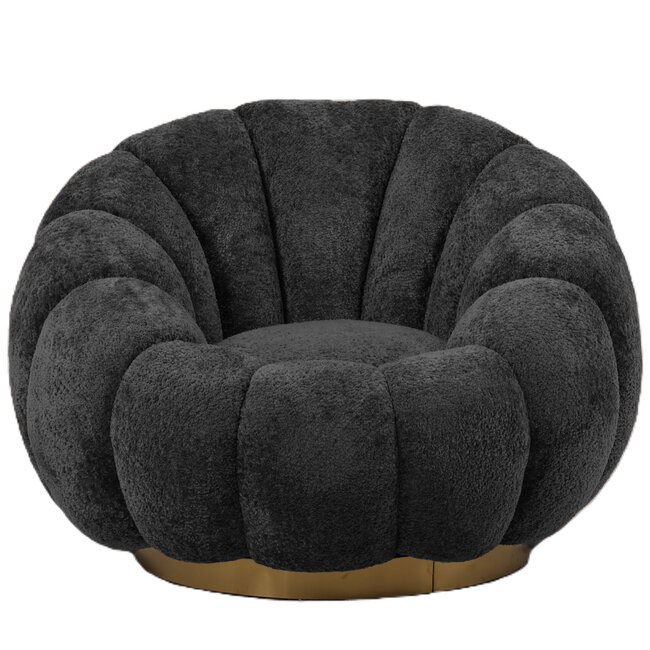 PTMD Fauteuil Daisy Euphoria Antraciet