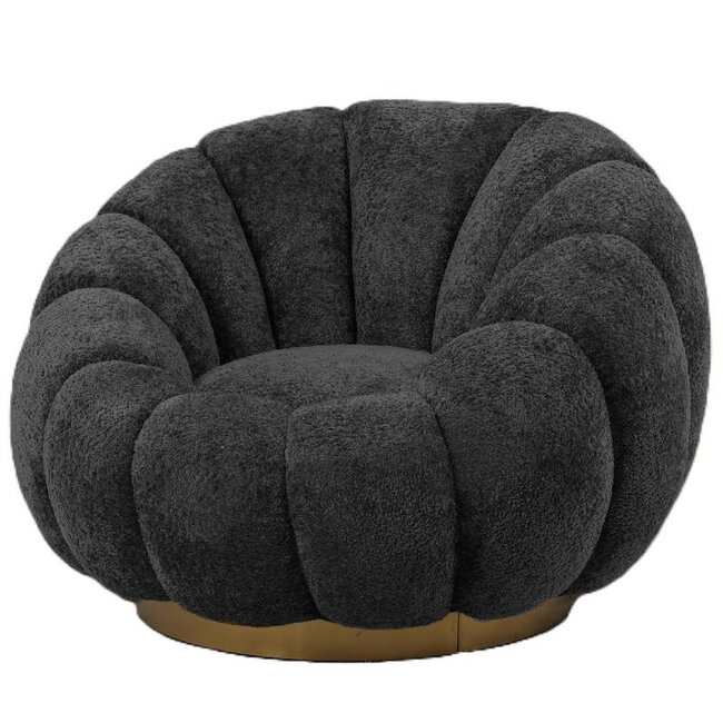 PTMD Fauteuil Daisy Euphoria Antraciet