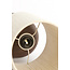 Light en Living Tafellamp Ø22x50,5 cm DANIALO hout print donkerbruin+touw crème
