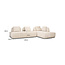 Richmond Interiors  Sofa Tudor met losse rugleuning Unicorn 11 cream