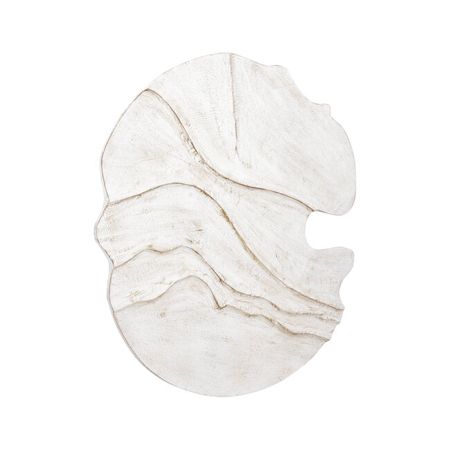 PTMD Wandpaneel Samraj Wit MDF Wave met structuur