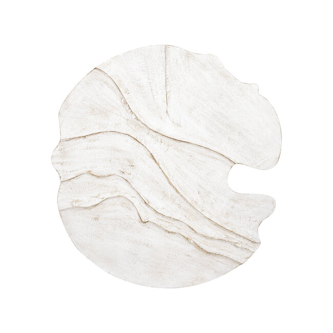 PTMD Wandpaneel Samraj Wit MDF Wave met structuur