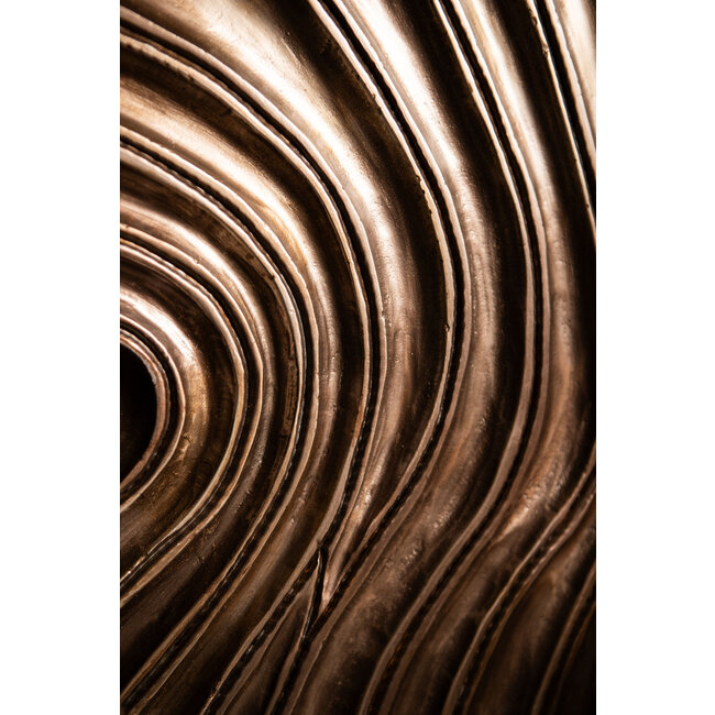 PTMD Wandpaneel Reddie Bruin glanzend MDF golvend M