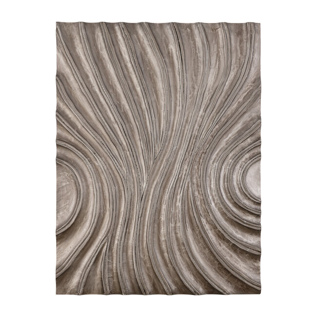 PTMD Wandpaneel Reddie Bruin glanzend MDF golvend M