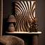 PTMD Wandpaneel Reddie Bruin glanzend MDF golvend S