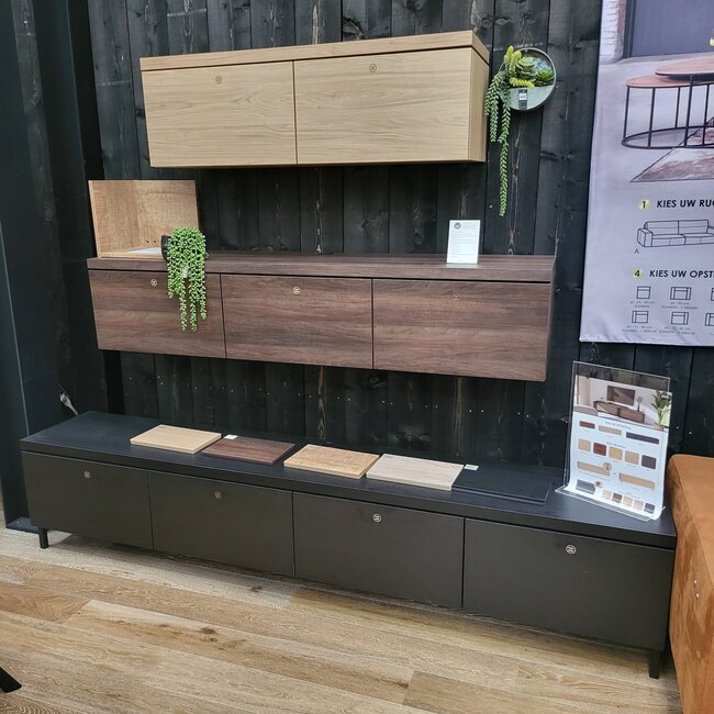 WoonMax Hangend TV meubel Keswick - 120 cm Blond Oak - Showroommodel