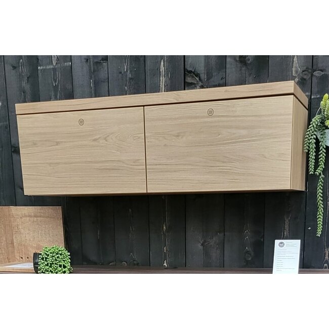 WoonMax Hangend TV meubel Keswick - 120 cm Blond Oak - Showroommodel